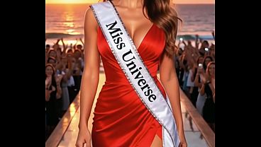 Miss Universe Gets Fucked by her Sponsor Right After Winning the